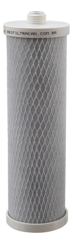Refil Para Filtro De Agua Carbon Block 9 3/4 Rosca Bbi Igatu 888 Rosqueável