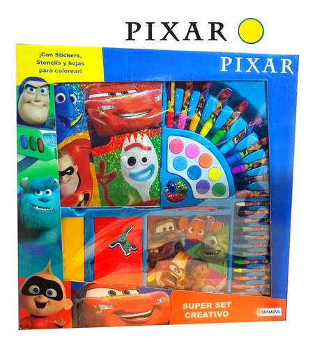 Pixar Super Set Creativo 45x45 Cm Nuevo Ar1 Dpx01101 Ellobo