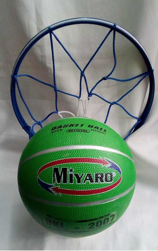Balón De Basquetball Con Aro, Kit De Basket En Casa