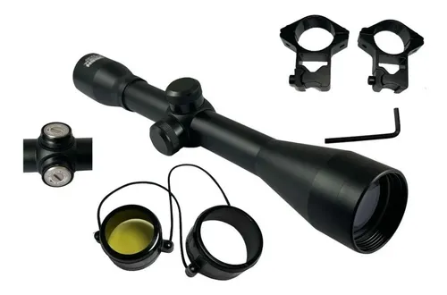 comprar Mira Telescópica 3-9x40 Retículo 4 Anillas Rifle Carabina 