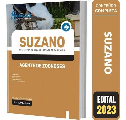 Apostila Concurso Suzano Sp - Agente De Zoonoses