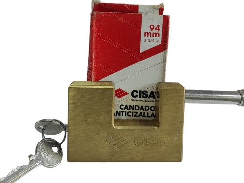 Candado Cisa Anticizalla 94mm Original Nuevo Sellado
