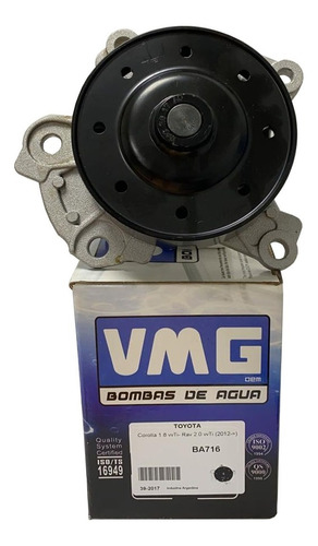 Bomba De Agua Vmg P/ Toyota Corolla 1.8 Vvti