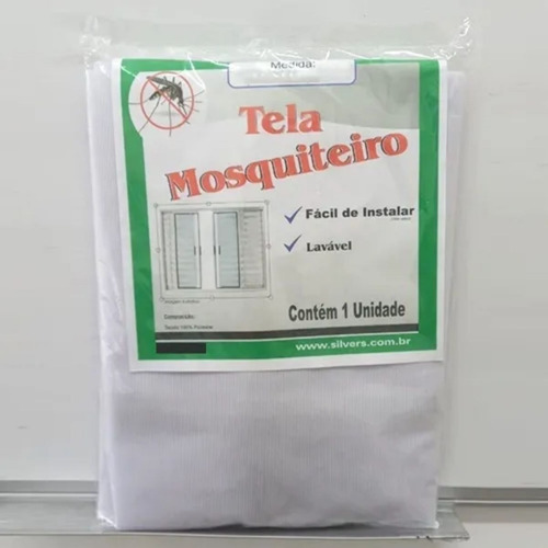 Imagem 1 de 5 de 3 Tela Mosquiteiro Para Janelas 1,20 X 1,50 M Velcro Lavável