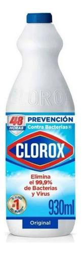 10 Pza Blanqueador Clorox Triple Acción Original 930 Ml