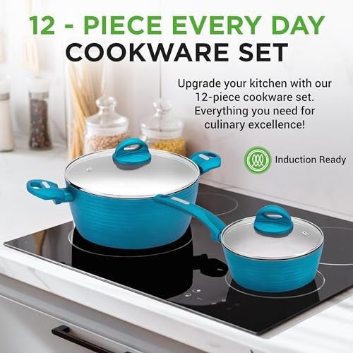Juego De Utensilios De Cocina Antiadherentes De 12 Piezas, F