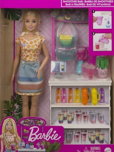 Barbie Conjunto De Sucos Tropicais Grn75 Mattel