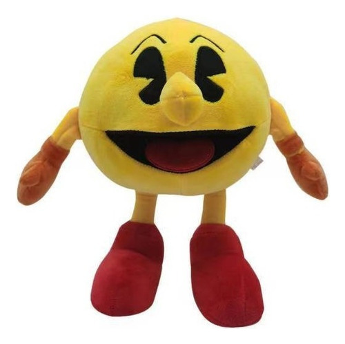 Pac-man Muñeco Peluche Juguete Niños Navidad Regalo 25cm