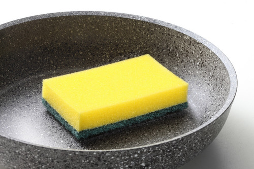Cuore D Pietra Sartén 32cm Tapa Pyrex Granito Antiadherente Color Gris