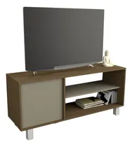 Comprar Rack Muebles Para Tv Led Nordico Escandinavo Color Nogal Con Gris