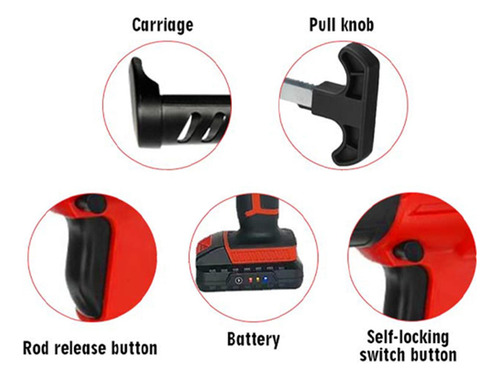 Swing Glue Machine Electric Handheld Wireless Heat Batería