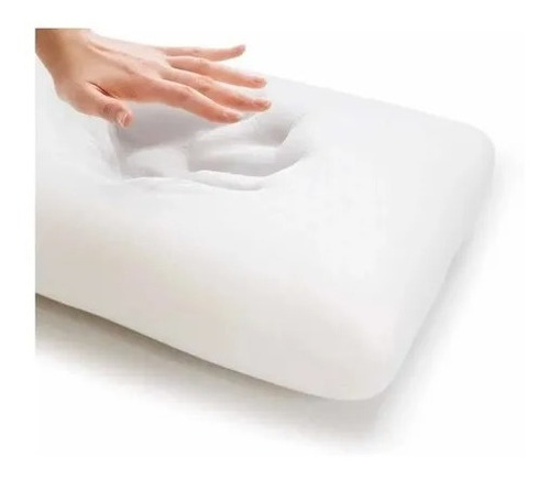 Imagen 3 de 6 de Almohada Inteligente Viscoelástica 60x35cm C/funda 100% ALG