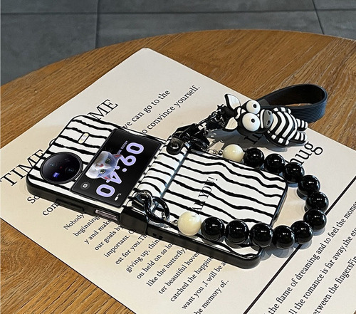 Hcapa De Telefone Com Pingente De Zebra Para Vivo X Flip