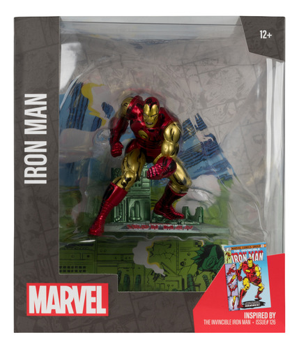 Mcfarlane Iron Man Statue 1:10 The Invincible Iron Man #126