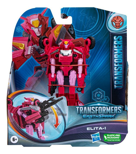 Transformers Earthspark Figura De 12 Cm Elita-1 Hasbro