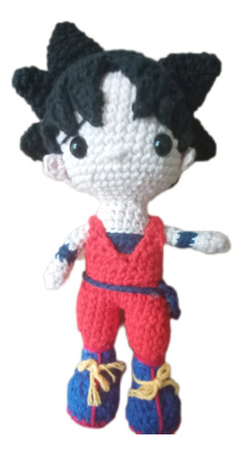 Muñeco Amigurumi Tipo Gokú 