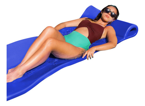 Pool Mate Flotador Grande De Espuma Para Piscina, Azul Baham