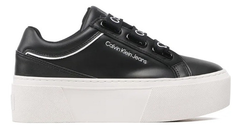 Zapatilla Mujer Calvin Klein Flatform Low  Yw0yw00868 Black