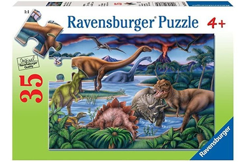Ravensburger Dinosaurio Juegos - Puzzle De 35 Piezas Niños P