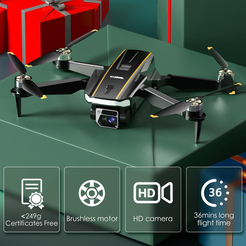 Cuadricóptero Dron Chubory A68 Wifi Fpv Con Cámara Hd De 2 K