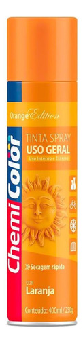 Spray Chemicolor Laranja 400ml/250g.