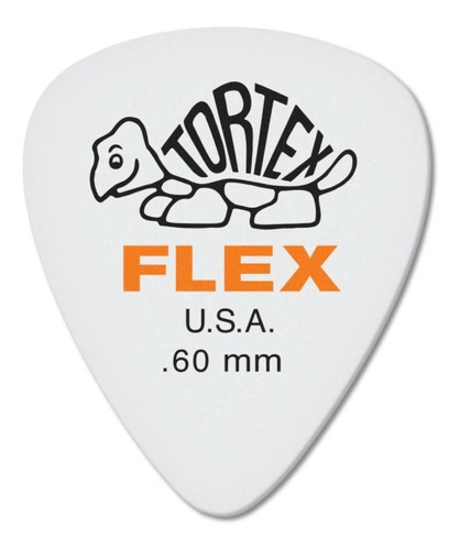 Picks Para Guitarra Dunlop Tortex Flex Standard X6 Unidades