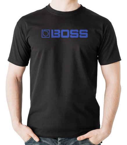 Playera Músico Boss Pedals Logo 