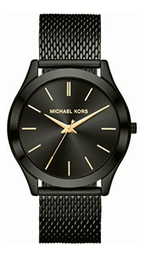 Reloj Mkswc Slim Runway Para Hombres 44mm, Pulsera De Acero