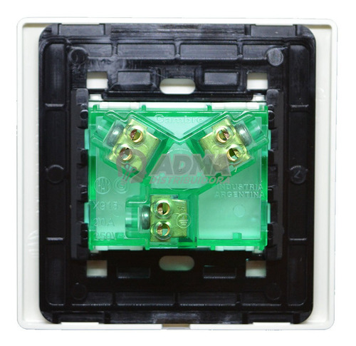 Tapa Bastidor Mignon Cambre Siglo Xxii + Toma 20a Pack X4