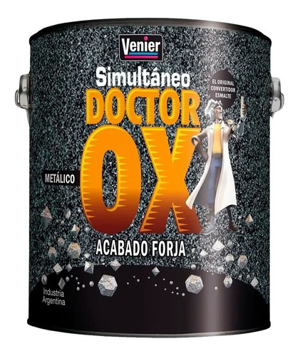 Pintura Esmalte Antioxido Metalico De 1lt Dr. Ox