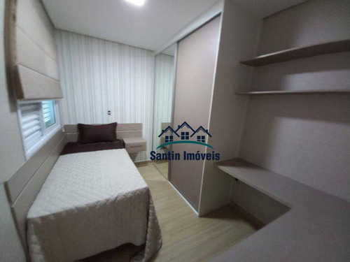Imagem 17 de 30 de Sobrado *mobiliado E Decorado Com 3 Quartos, (01 Suíte ) Espaço Gourmet, 04 Vagas Cobertas À Venda, 150 M²- Vila Alto De Santo André - Santo André/sp - So0414