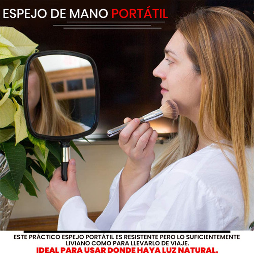 Espejo De Mano Con Asa - Espejo For Cortar El Pelo Solo For