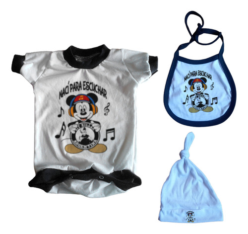 Set Bebe X3 Prendas Naci Para Escuchar Lit Killah