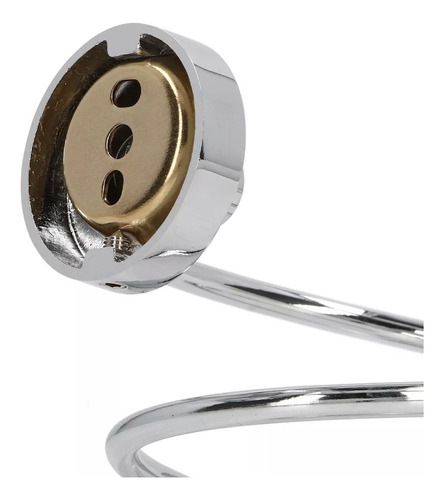 Secador De Pelo De Acero Inoxidable Con Soporte De Pared 30