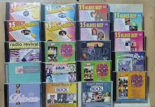 Lote X 19 Cd Compilados Oldies 