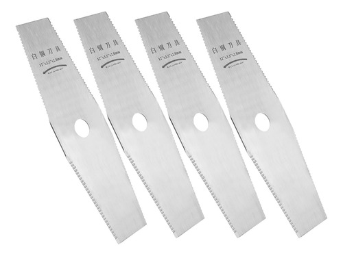 4 Cuchillas Desbrozadoras De 12 Pulgadas Con Dientes De Acer