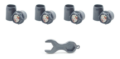 Kit Capa Para Valvula Pino Bico Preto Porshe