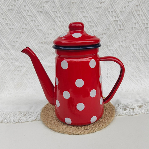Tetera De Esmalte Para Café, Calentador De Agua, Leche,
