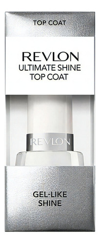 Esmalte Revlon Ultimate Shine Top Coat Efecto Gel Masaromas Color Translúcido