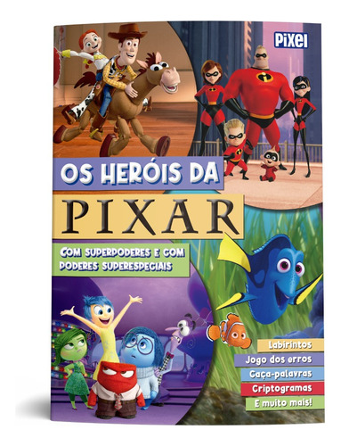 Os heróis da Pixar - Livrão, de Disney. Editora Nova Fronteira Participações S/A, capa mole em português, 2021