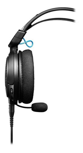 Auriculares para juegos Audio-Technica ATH-GDL3BK con tapa abierta, color negro