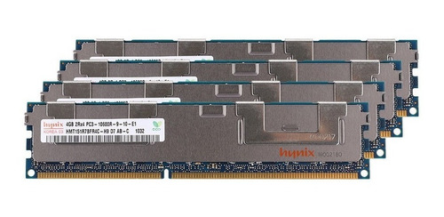 Imagem 3 de 3 de Memoria Ram 16gb (4x4gb) - 1333mhz Ddr3 10600r