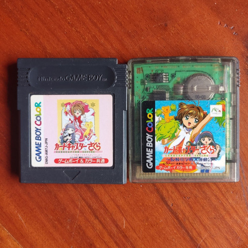 Lote 2 Jogos Sakura Card Captor Original Gbc Game Boy Color