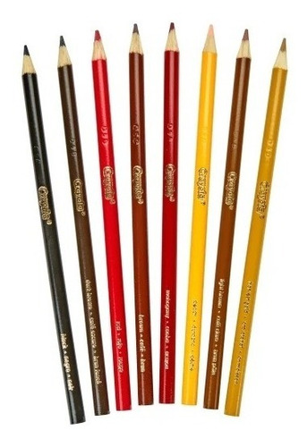 Crayola Lápices De Color Multicultural Pencils 8 Pzs Import.