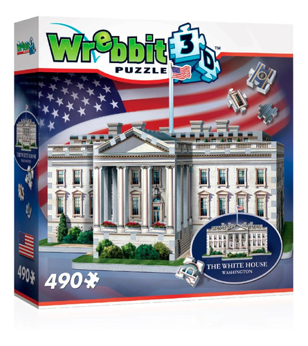 Puzzle 3d Wrebbit La Casa Blanca Washington Febo