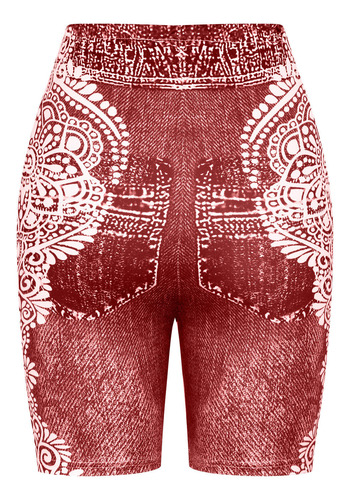 Leggins Deportivos De Gran Tamaño Con Estampado De Temperame