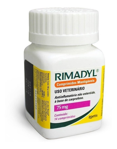 Rimadyl 75 Mg Com 14 Comprimidos Zoetis