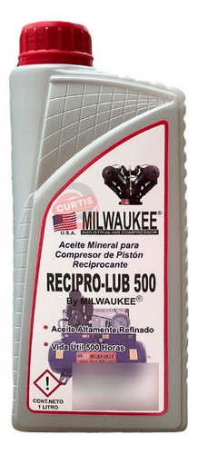 Aceite Para Compresor De Piston Recipro-lub 500 6 Pack