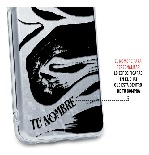 Funda Para Galaxy Manchas Negras Pintura Con Nombre
