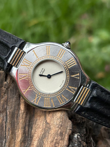 Precioso Reloj Must De Cartier Para Dama